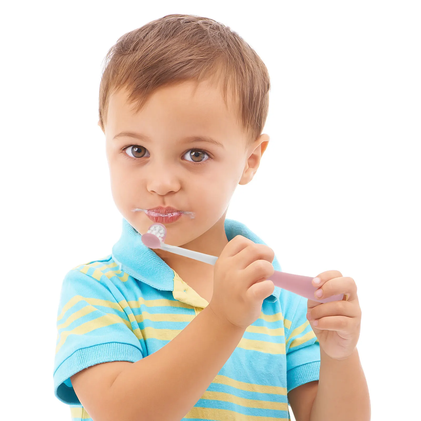 Cepillo dental infantil en forma de U, cerdas suaves - imagen 4