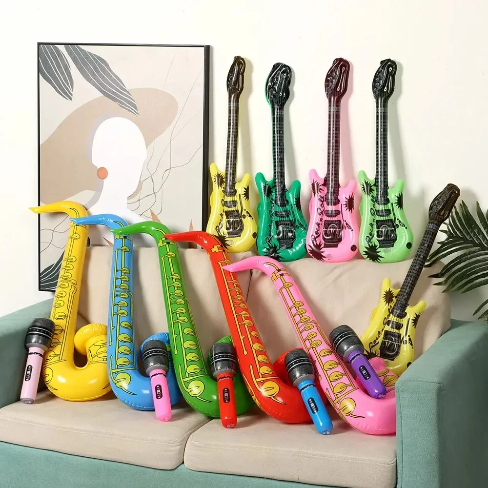 Instrumentos musicales infantiles inflables de simulación