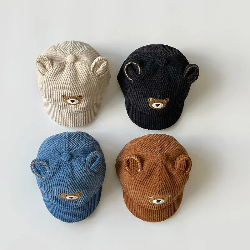 Gorro de pana con orejas de oso Milangel para bebé - imagen 5