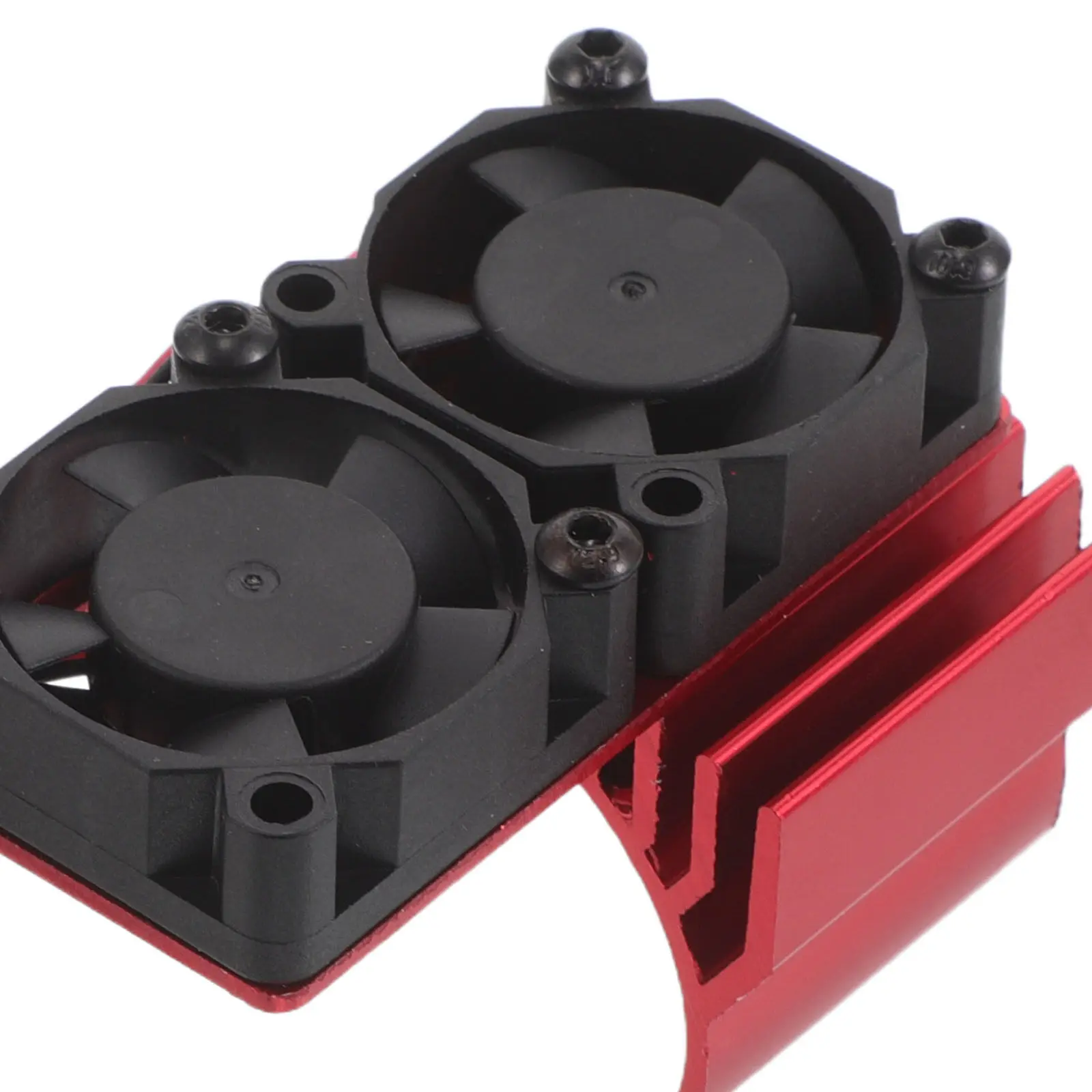 Disipador de calor para motor RC de aluminio con doble ventilador - imagen 3
