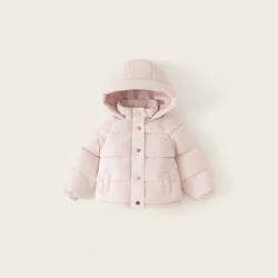 Abrigo acolchado con capucha para niños – Parka cálida
