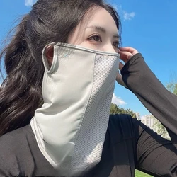 Mascarilla solar UV para colgar en las orejas, cuello fresco
