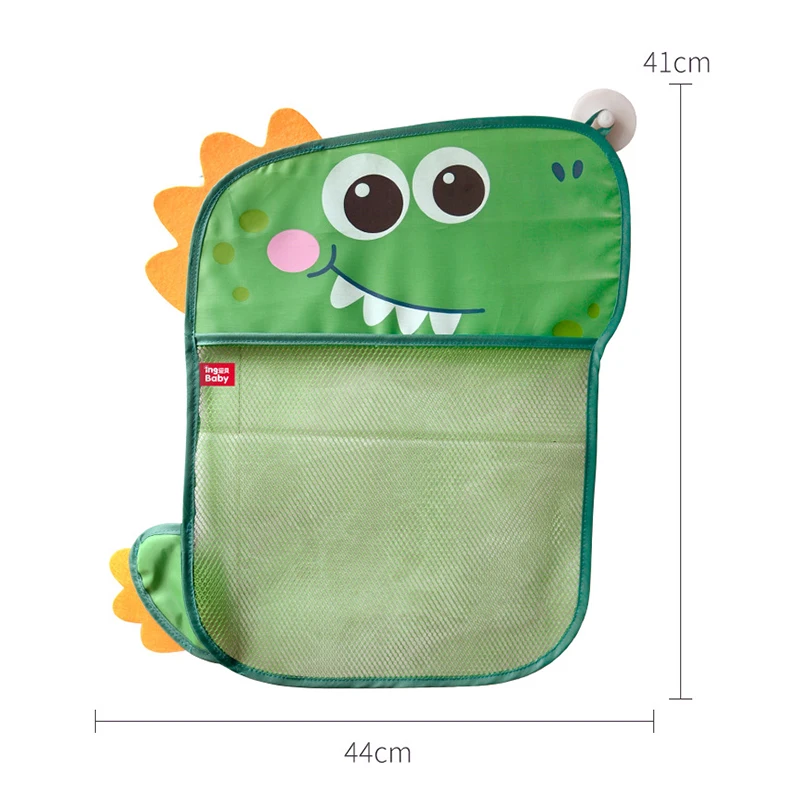 Organizador de juguetes de baño – Dinosaurio de malla con ventosa para bañera - imagen 5