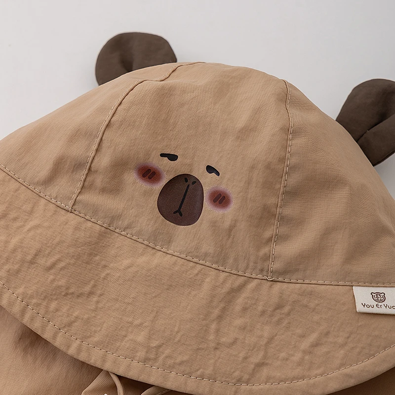 Gorra bebé con protección cuello, dibujos animados y visera - imagen 5