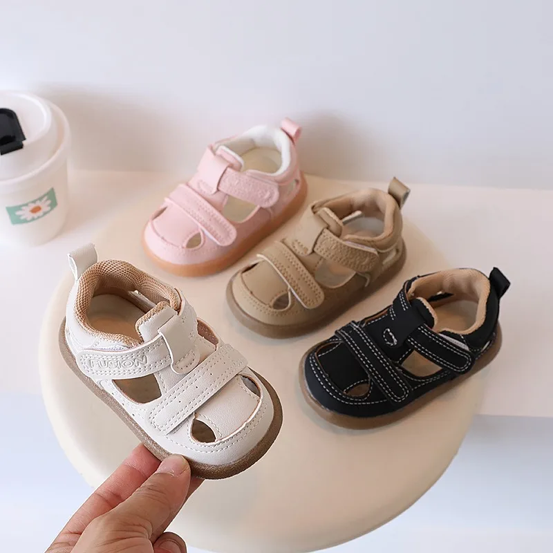 Sandalias antideslizantes de suela blanda para bebé y niño en verano - imagen 4