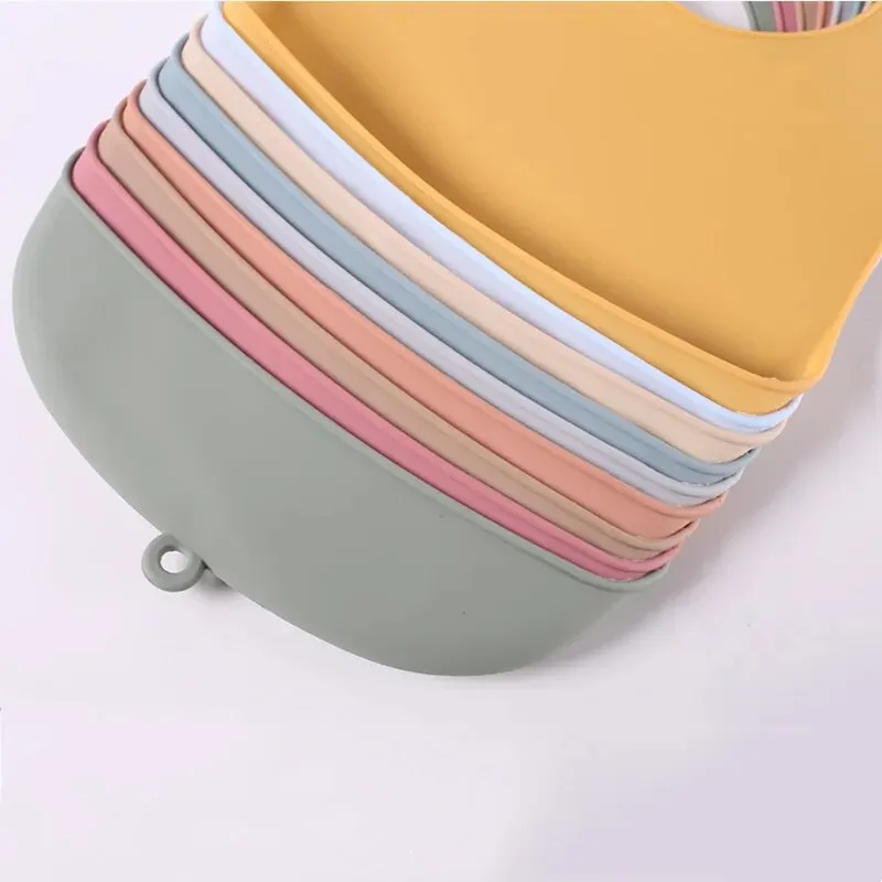 Baberos de silicona impermeables para bebés – limpieza fácil - imagen 5