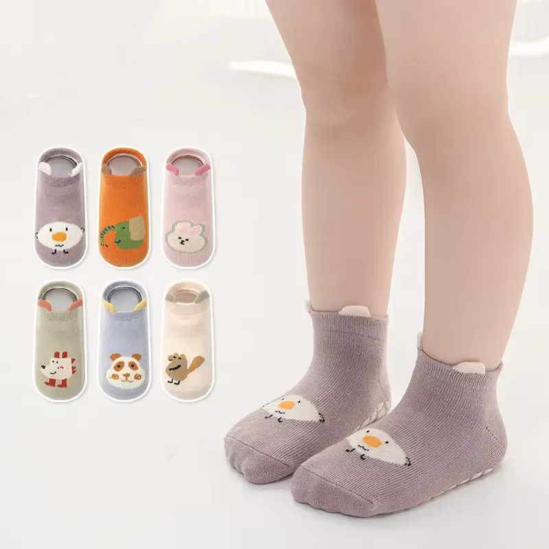 Calcetines infantiles de algodón suave con dibujos animados - imagen 2