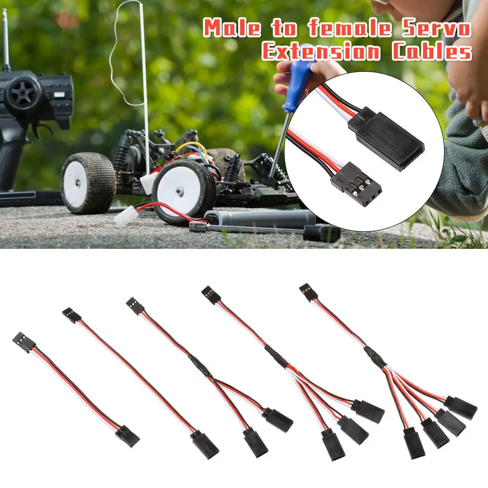 Cables de extensión para helicóptero RC – Servo y receptor - imagen 2