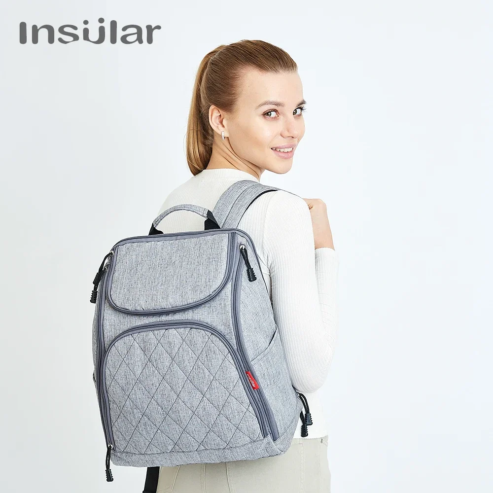 Mochila cambiador de bebé con gran capacidad para el carrito