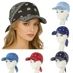 Gorra infantil turbante primavera-verano con flor cachemira