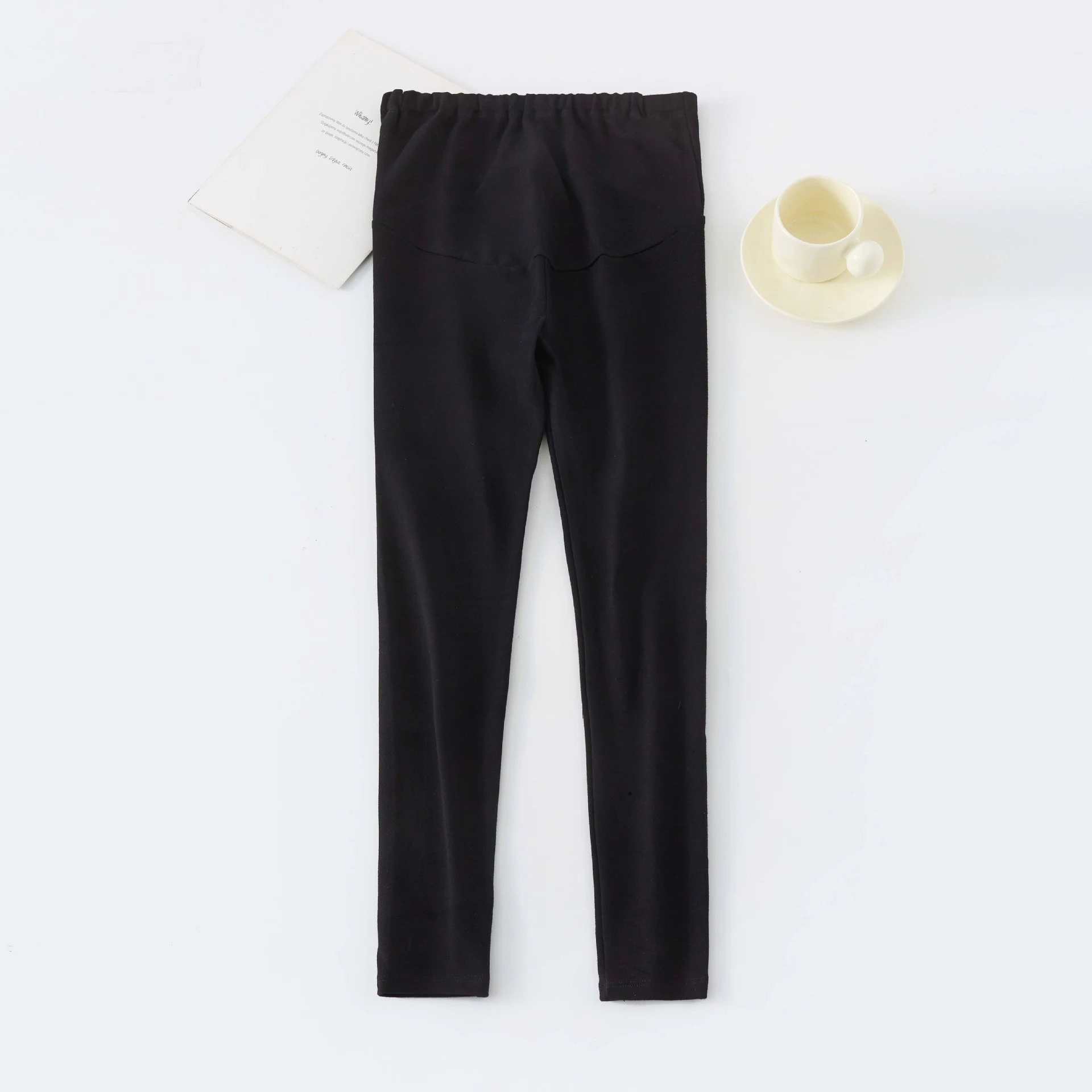 Leggings de maternidad cintura alta algodón elástico para otoño