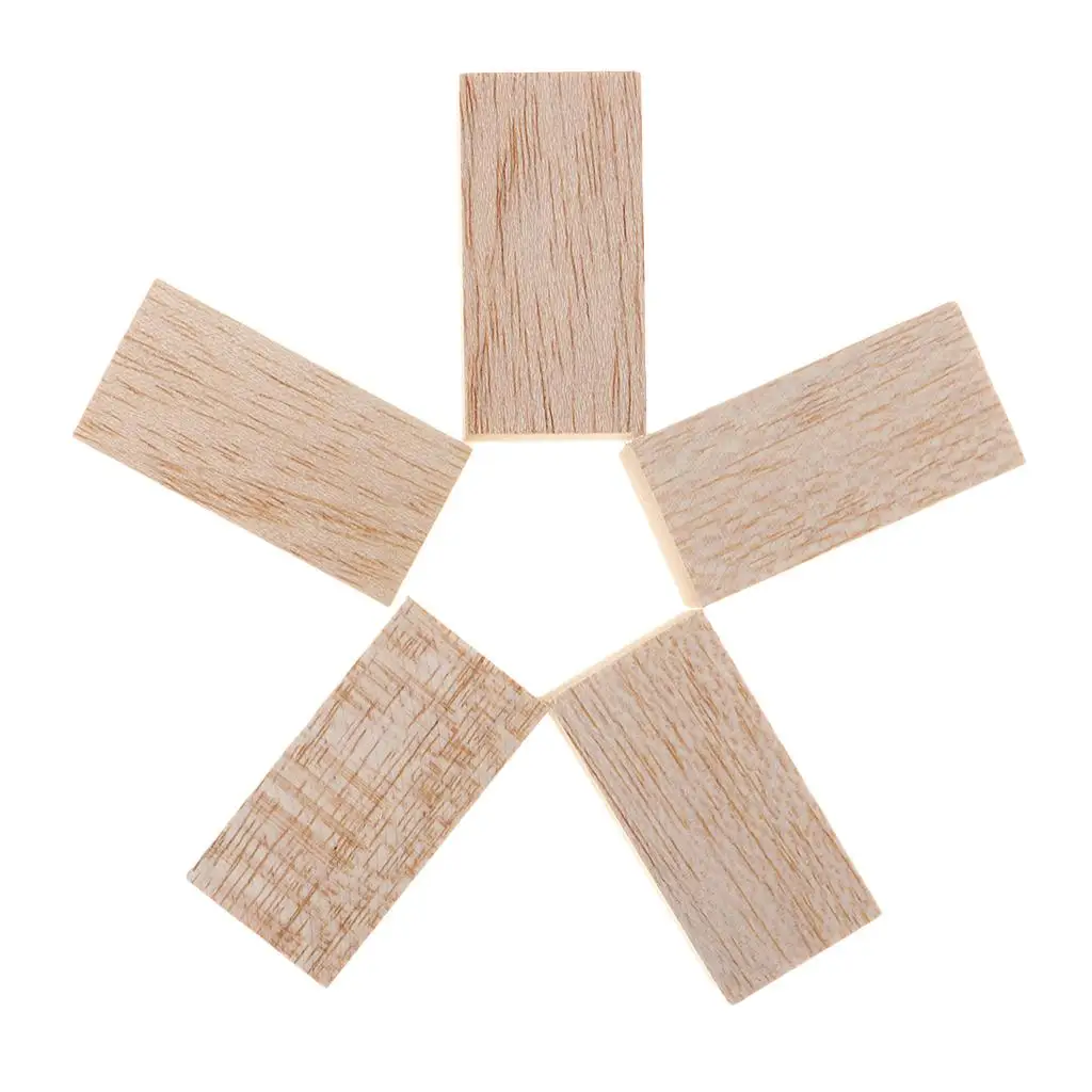 Bloques de balsa en madera para manualidades infantiles creativas