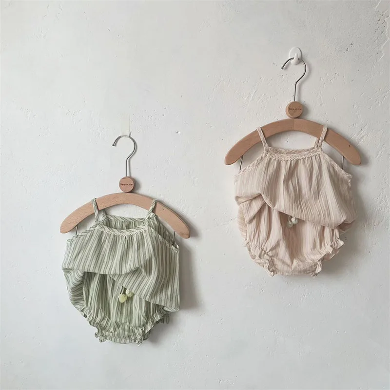 MILANCEL conjunto camisola y bombachos rayados para bebé niña - imagen 3