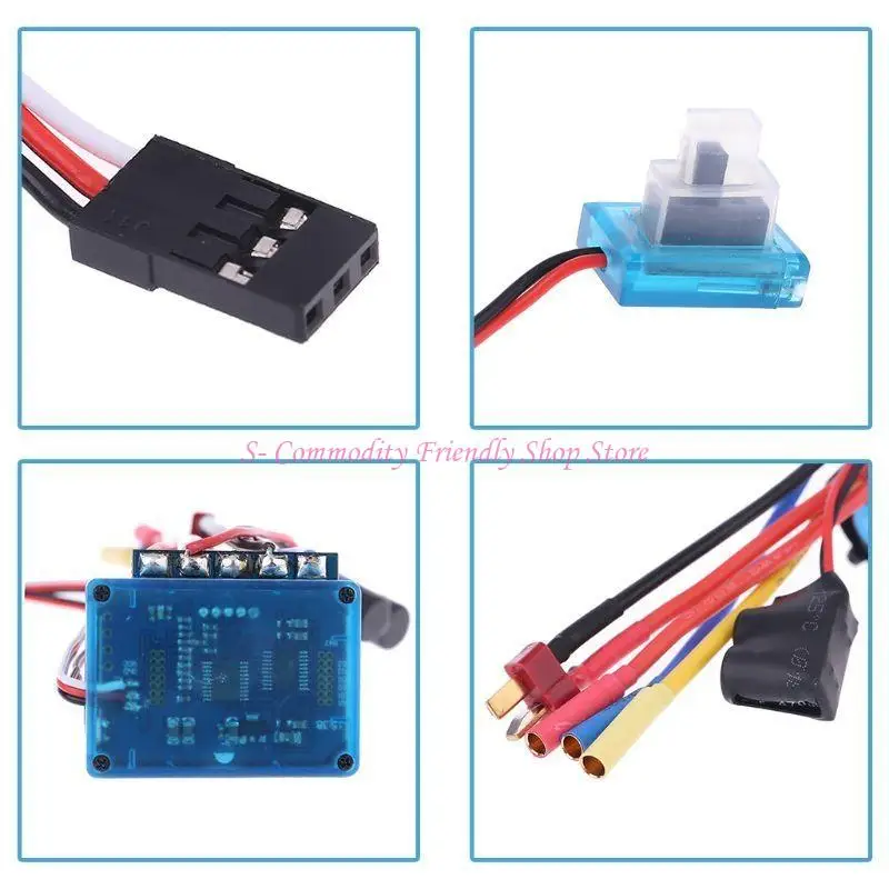 Controlador de velocidad sin escobillas para RC con mando a distancia