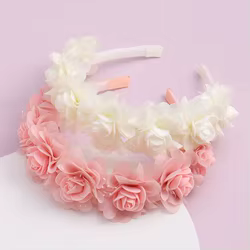 Diademas florales para niñas: Estilo fresco y dulce