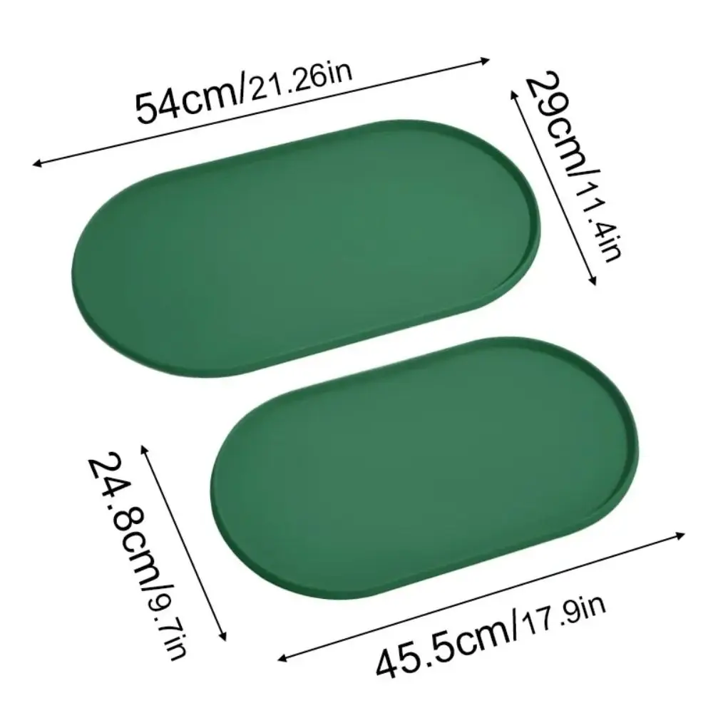 Tapete de silicona antideslizante y antiderrames para comedero de mascotas - imagen 2