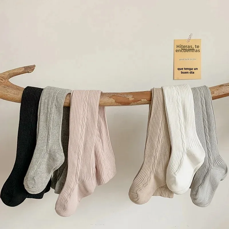 Mallas de princess en algodón suave para niñas - Primavera y otoño