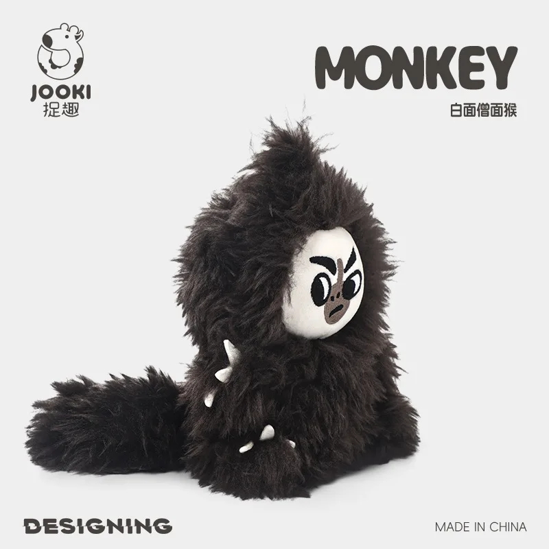 Peluche de mono con cara blanca y almohada para dormir - imagen 5