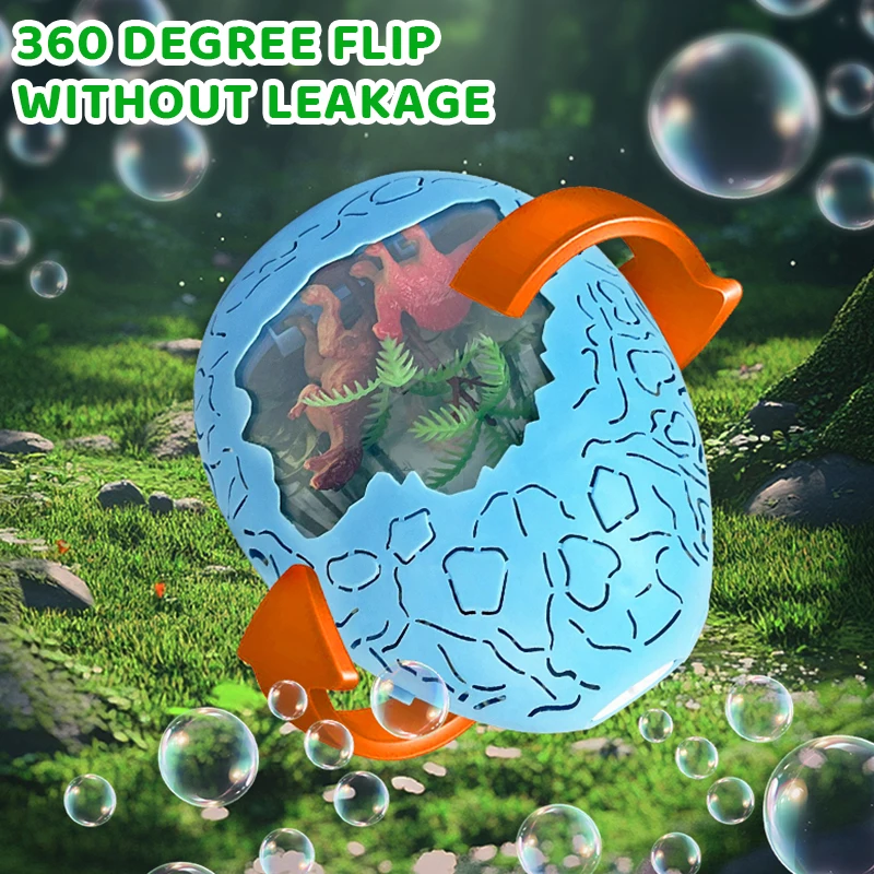 Máquina de burbujas infantil eléctrica con huevo de dinosaurio - imagen 2