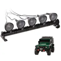 Kit de luces LED para coche RC con lámpara redonda plástica