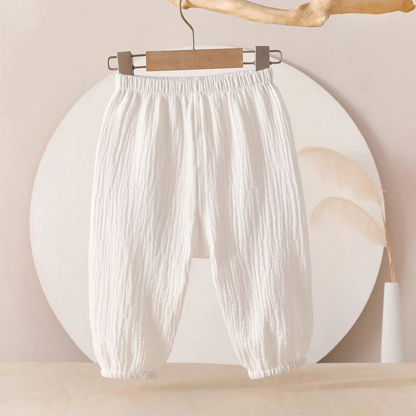 Pantalones bombachos de algodón suave para bebé con cinturilla elástica - imagen 3