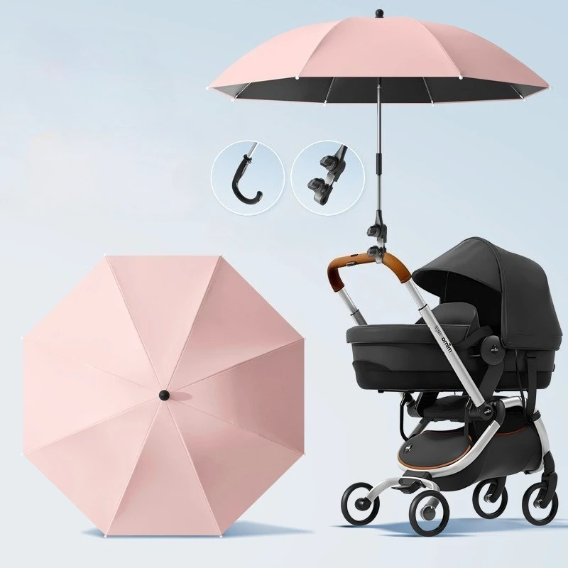 Parasol universal cochecito con protección solar para bebé - imagen 3