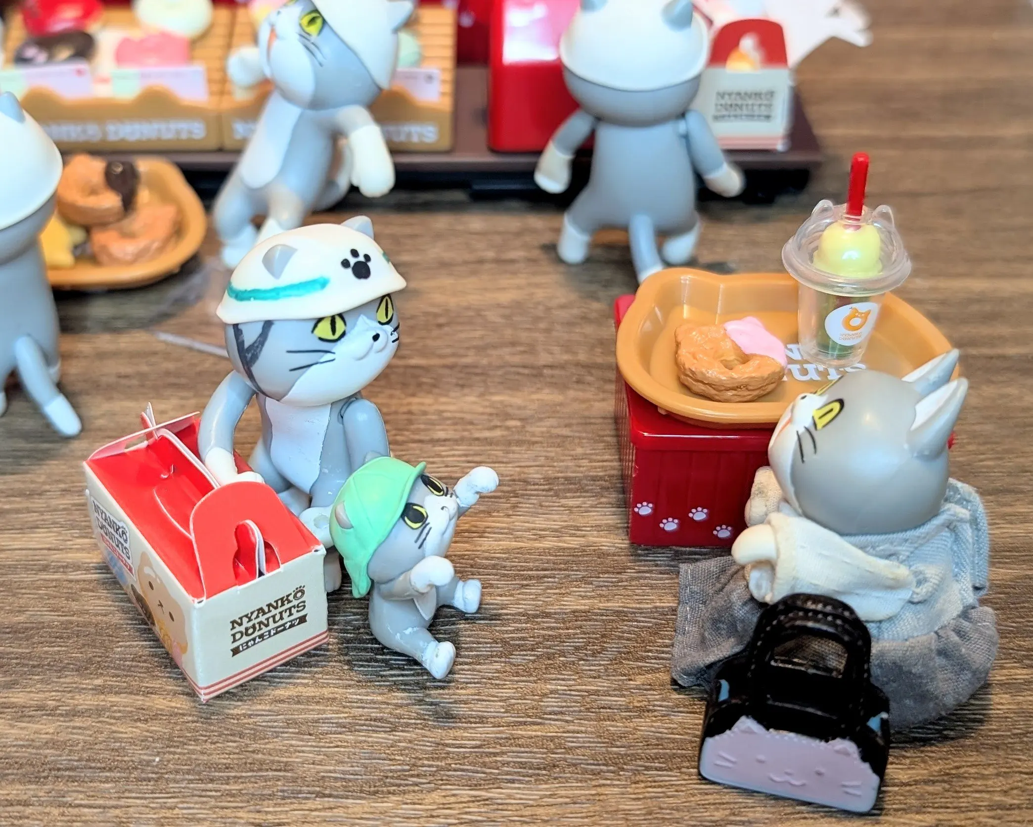 Escena de panadería en miniatura estilo Nyanko