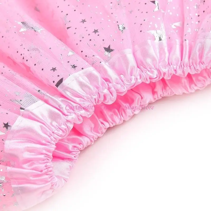Falda tutú de ballet con malla elástica para niña - imagen 4