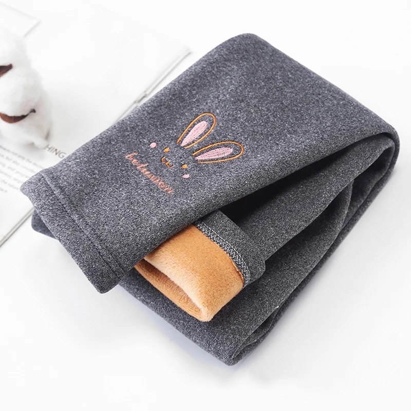 Pantalones de felpa cálidos para niñas – Otoño cómodo y práctico - imagen 3