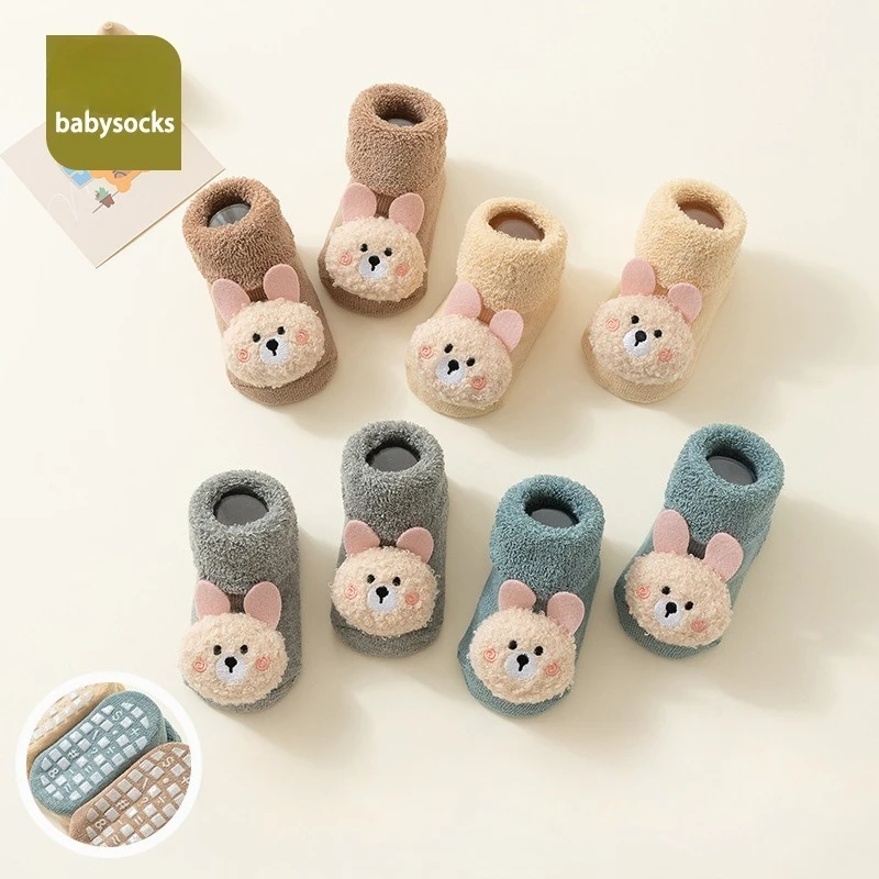 Calcetines antideslizantes térmicos de invierno con dibujos bebé - imagen 5