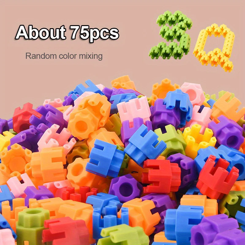 Bloques hexagonales educativos para niños – Juego de construcción - imagen 4