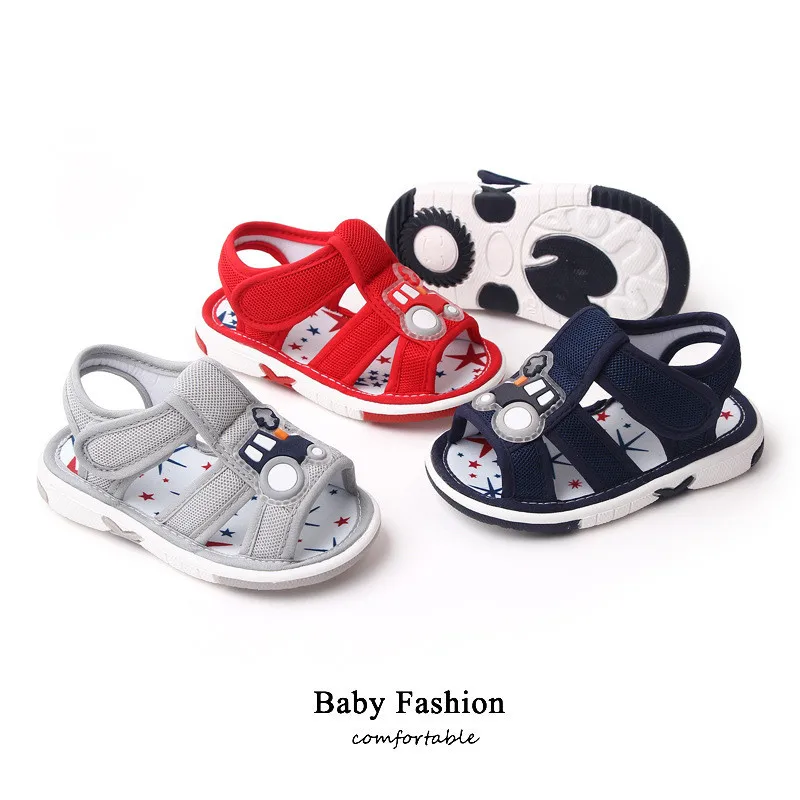 Sandalias infantiles de verano antideslizantes con suela de goma