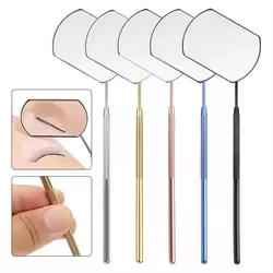 Espejo para extensiones de pestañas vvocci en acero inoxidable