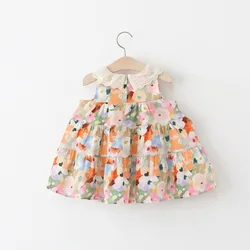 Conjunto para bebé niña con vestido sin mangas y bolsa a juego