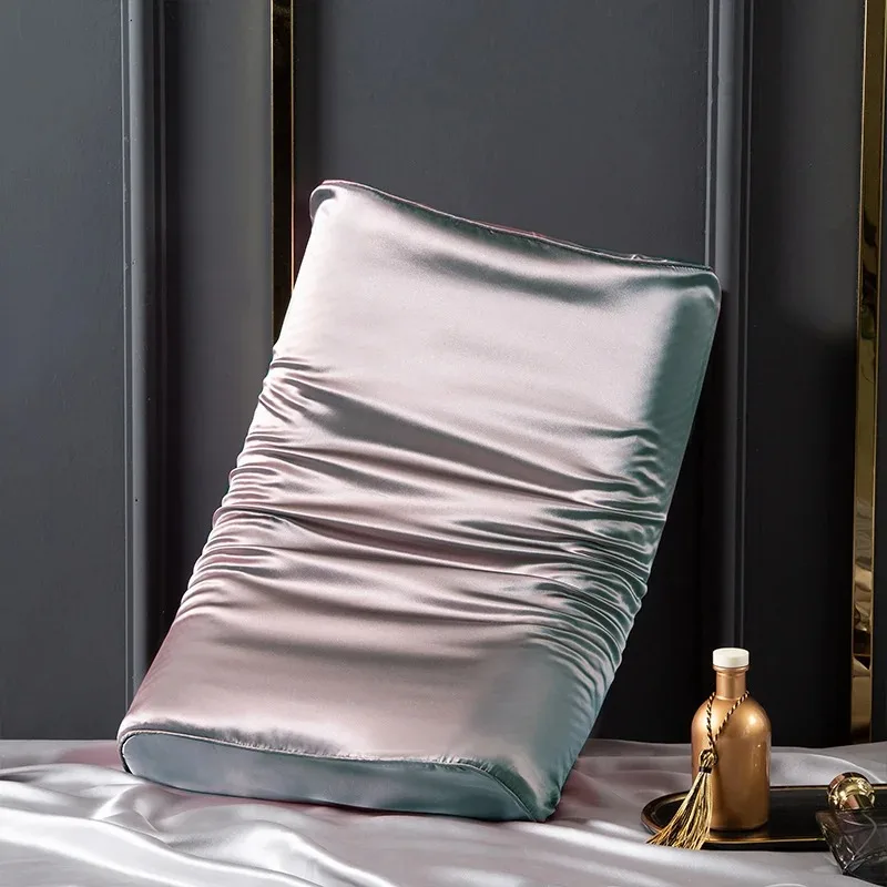 Funda de almohada de seda morera doble cara para viscoelástica - imagen 5