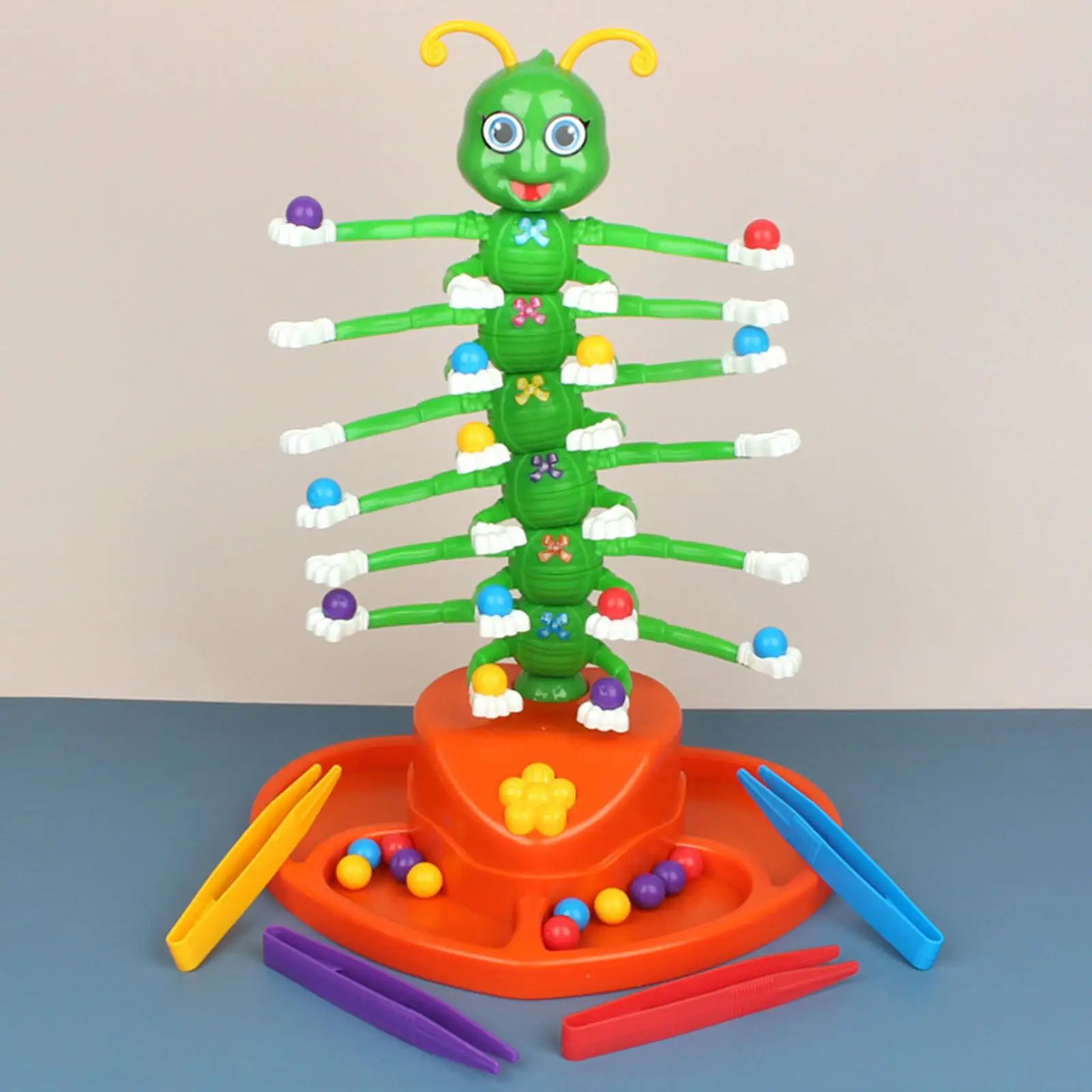 Juego de equilibrio eléctrico Green Smile Caterpillar para niños - imagen 2