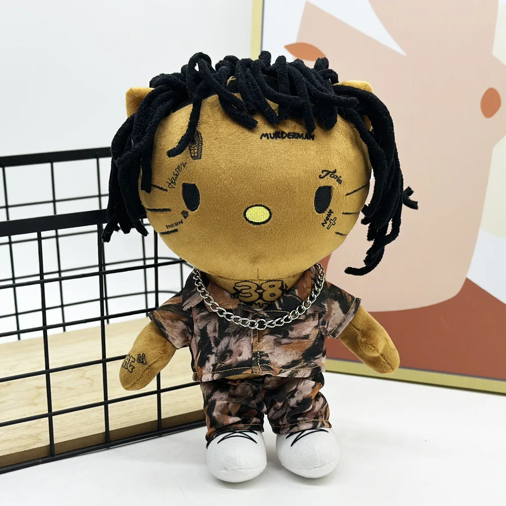 Peluche Hello Kitty suave amarillo, regalo para cumpleaños - imagen 5