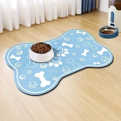 Alfombra antideslizante para bowls de mascotas – Resistente y fácil de limpiar