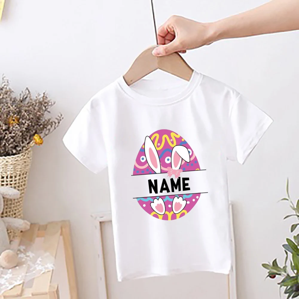 Camiseta de Pascua personalizada para niños con nombre original - imagen 5