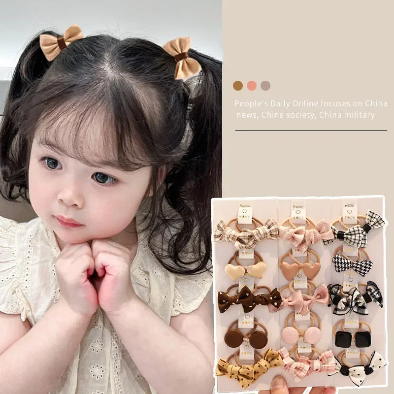 Cintillos de lazo para el pelo de niña – Pack moderno - imagen 2