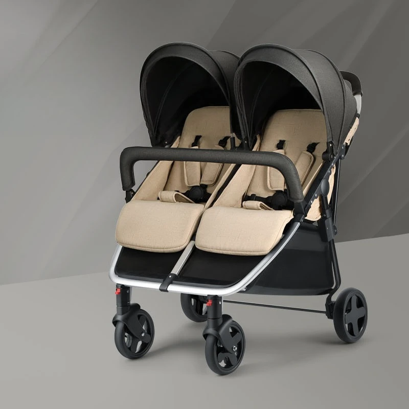 Cochecito de paseo ligero reclinable plegable – vista alta compacto - imagen 4