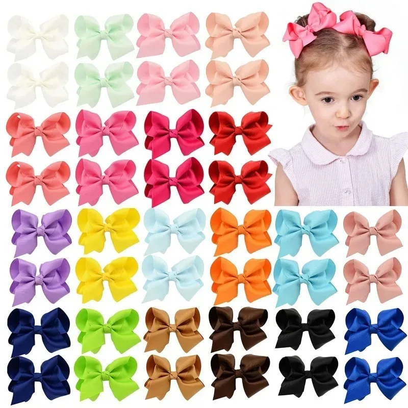 Lazos para el pelo con pinzas de cocodrilo y grosgrain