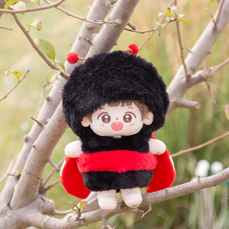 Ropa para muñecas mariquita negra y roja, traje de algodón estilo kawaii - imagen 3