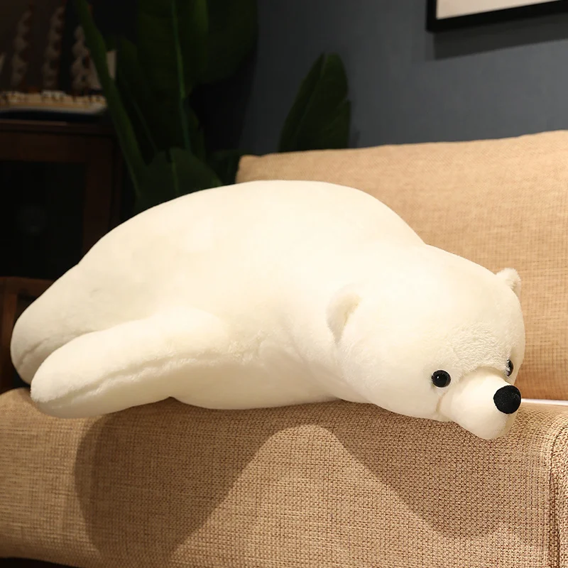 Peluche de oso polar blanco gigante – cojín decorativo para regalo - imagen 3