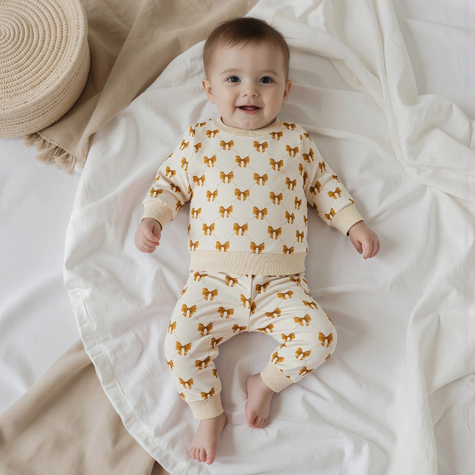 Conjunto otoño niña ViSgogo – Sudadera y pantalón elástico - imagen 3