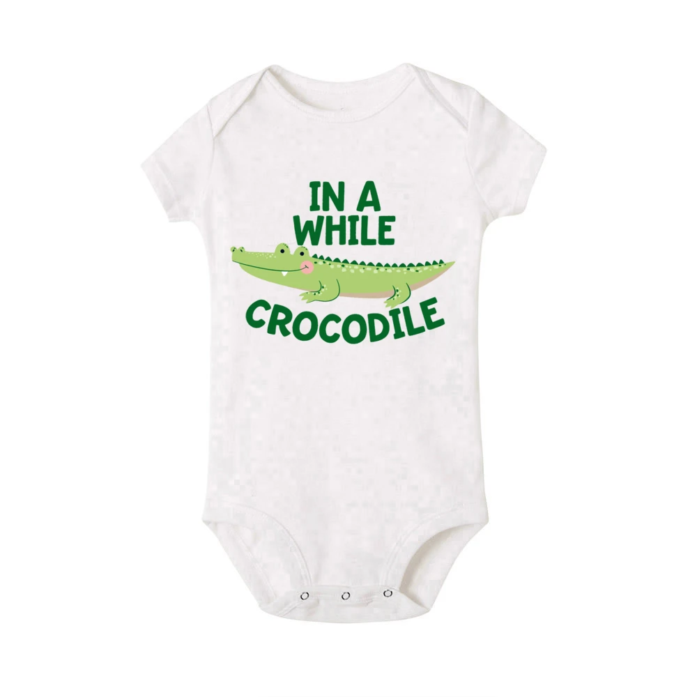 Pelele con estampado de cocodrilo para gemelos - imagen 2