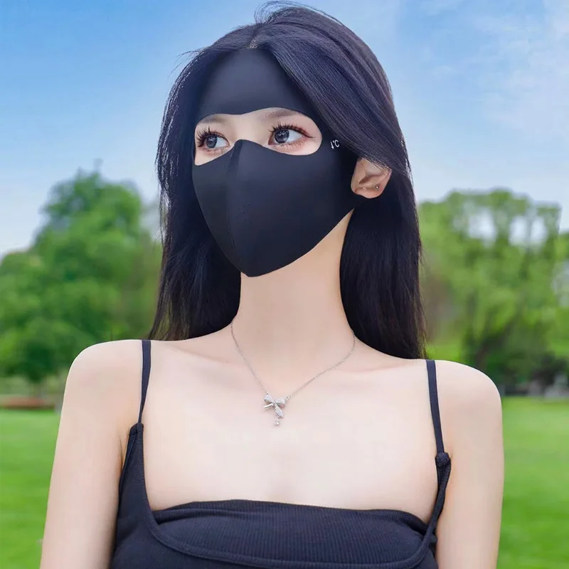 Mascarilla facial completa con protección solar transpirable verano - imagen 2