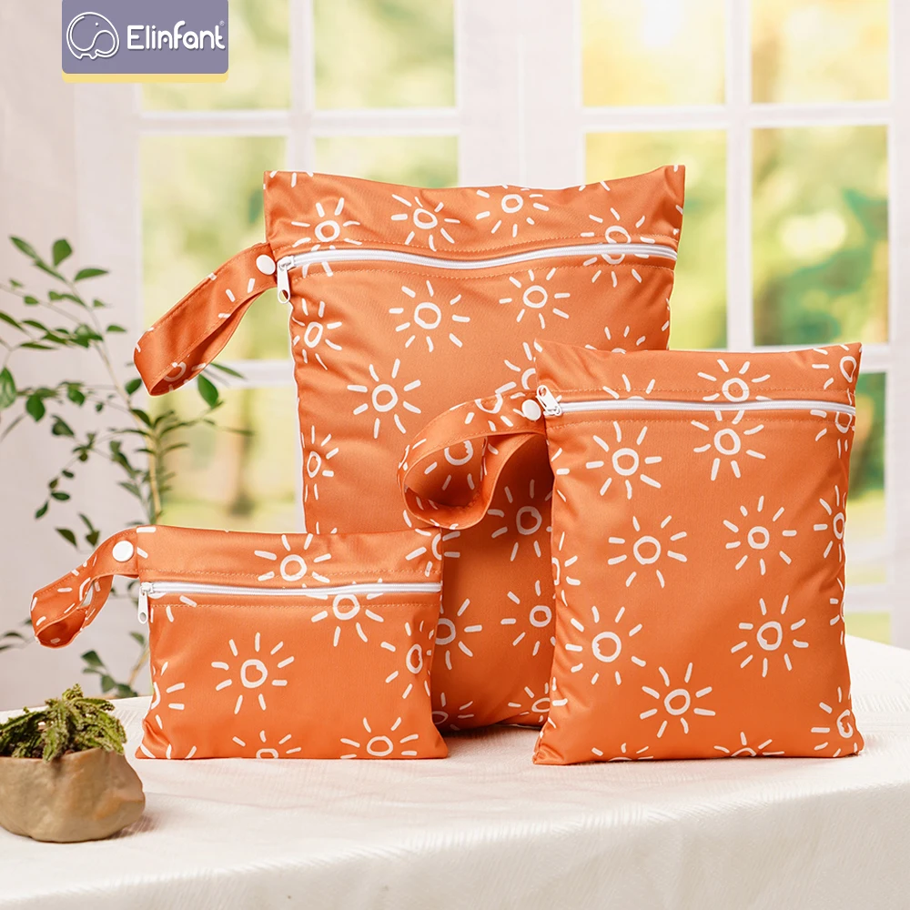 Elinfant Bolsa seca y húmeda portátil para trajes de baño y pañales - imagen 2