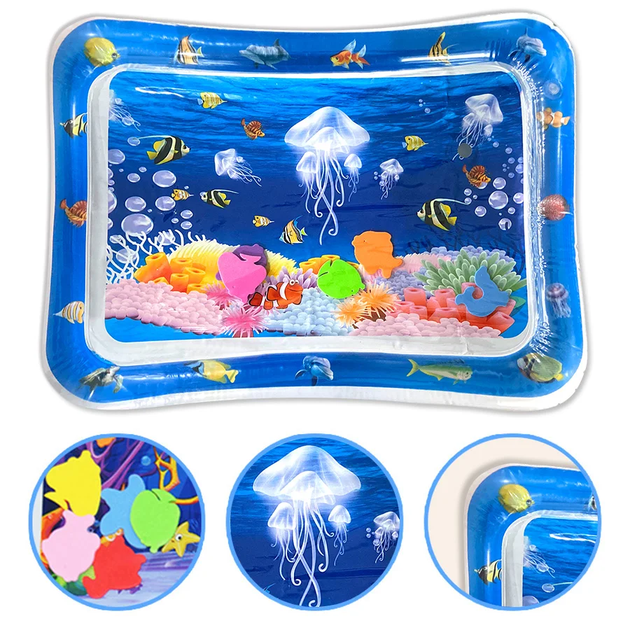Alfombra de agua inflable para bebé