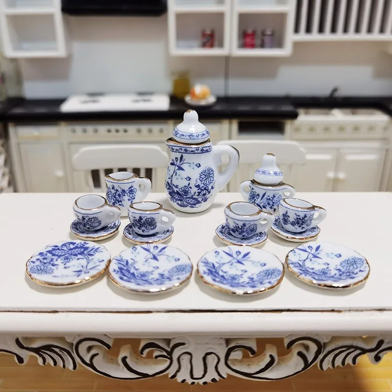 Juego de té infantil en cerámica para casita de muñecas - imagen 3